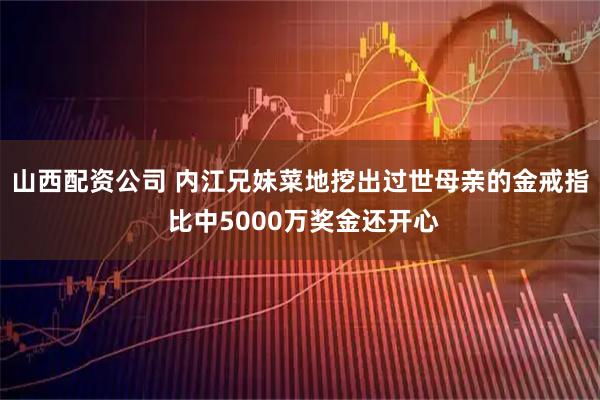 山西配资公司 内江兄妹菜地挖出过世母亲的金戒指 比中5000万奖金还开心